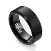 The Ridge Tungsten Rings For Men - Mens Wedding Band