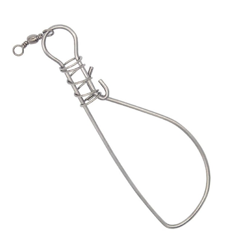 Fish Stringer Buckle Locks, 10 Fishing Snap Locks with Float
