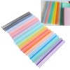 Garosa Plastic Combs 14 Colors, 30 PP Binding Spines for
