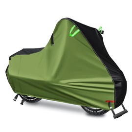 Bicycle Cover, Waterproof, Thick, Tear Resistant, 2025 Version & Super Thick 300D Fabric, Children's Bike Cover, Double Sewn, Tear-Resistant, Anti-Theft Lock Hole, Wind Prevention Buckle, UV