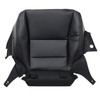 Priprilod Black Leather Front Passenger Side Bottom Replacement Seat Cover