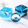 FineInno 6 Pcs Resin Fillers Sea Creatures, Realistic Ocean Animals