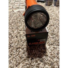 EVEREADY Ultra Rare ORANGE 8" VINTAGE Eveready FLASHLIGHT 1990s Made USA MODEL 1259 [C9]