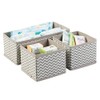 mDesign Fabric Storage Boxes – Fabric Box in Two Sizes