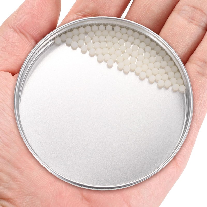 sourcing map 100pcs Nylon Bearing Balls 1/8" 3.175mm Solid Plastic