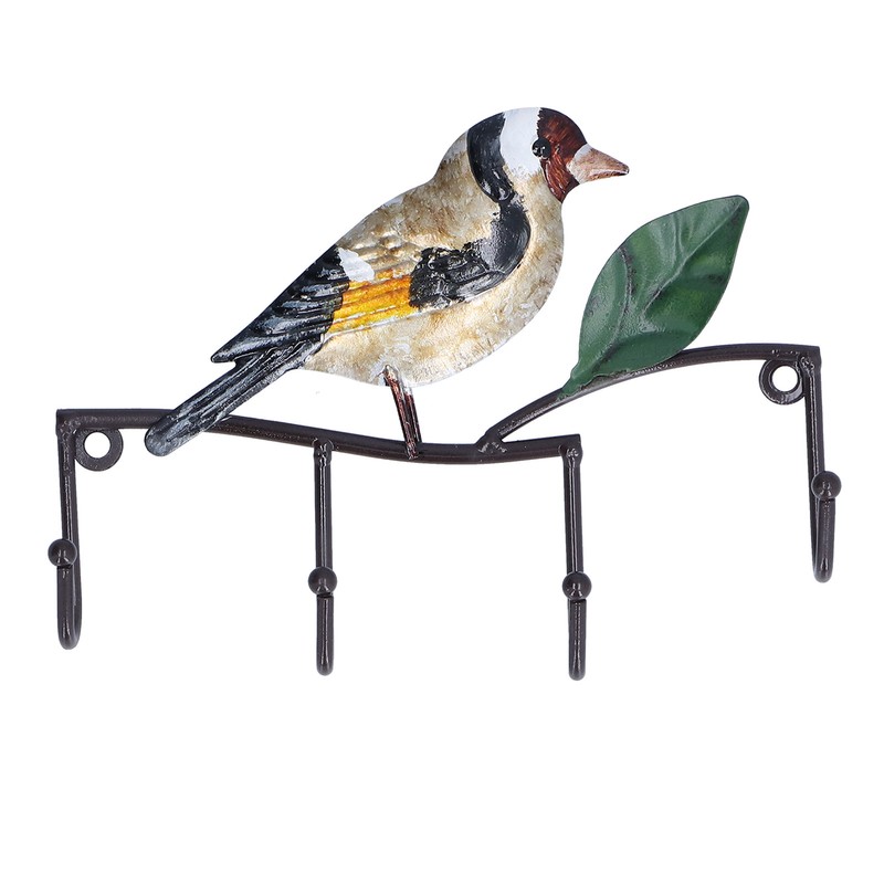 Key Hook Iron Bird Wall Hook Key Hanger Door Coat