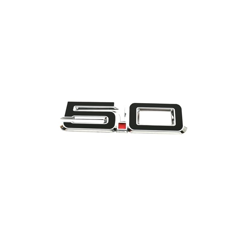 2pcs 5.0 Side Emblems 3D Badge Replacement for 2024 Mustang