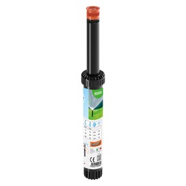 Claber 50945 90006 Pop-Up Sprinkler Adjustable, Black/Orange