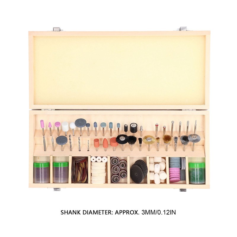 228Pcs Rotary Tool Accessory Kit Small Size High Efficiency Sanding