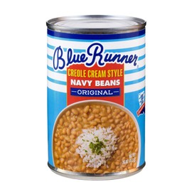 Blue Runner Creole Cream Style Navy Beans 16 Ounce (Pack of 6)