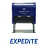 EXPEDITE Self Inking Rubber Stamp (Blue Ink) - Medium 2
