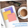 DOITOOL 12Pcs Portable Memo Pads Smooth Writing Sticky Tabs for