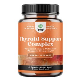 Complejo Herbal Tiroides 14 En 1 Energía + Salud Tiroidea 60