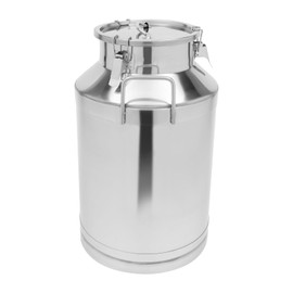 RocoReny 201 Stainless Steel Milk Can,60 Liter Water Beverage Drink Dispenser Milk Pail Bucket for Milk and Wine Liquid Storage (60 L)