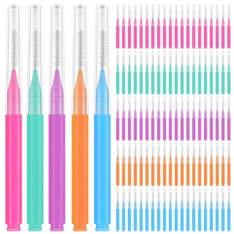 Healvian Interdental Brush Cepillo Interdental Portátil Para Limpieza Entre Dientes