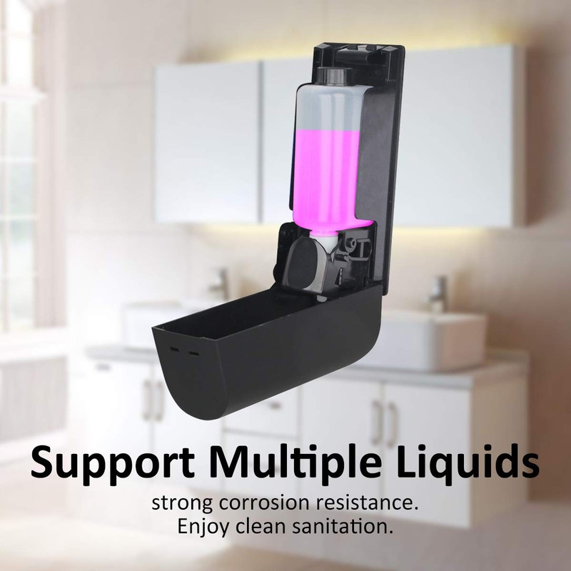 Soap Dispenser Shower Gel Shampoo Conditioner ABS Wall Mount 350ml