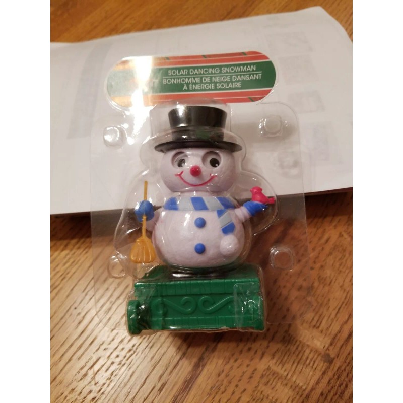 Momentum Brands SOLAR DANCING HOLIDAY SNOWMAN: SOLAR POWERED; NO BATTERIES