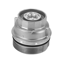 X AUTOHAUX Oil Filter Housing Cap Cover for Toyota Camry for Lexus ES300h IS250 GS300 15620-31060
