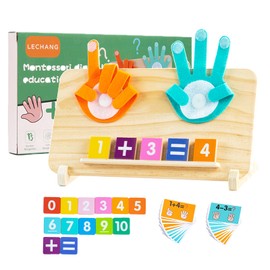 Toys for 3 4 5 Year Old Boys Girls, Montessori Toys for 3 Year Olds Wooden Math Counting Kids Toys Learning Numberblocks Toddler Toys for 3 Year Old Boys Girls Maths Set Birthday Gifts Age 3-8