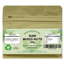 Natural Health 4 Life Snack Nut Mixes Whole Mixed Nuts 300 g (1 Kraft Pouch)