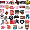 Lyrow 50 Pcs Western Cowboy Iron on Patch for Hat