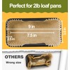mutvle Loaf Pan Liners, 125Pcs Non-Stick Bread Pan Liners, Loaf