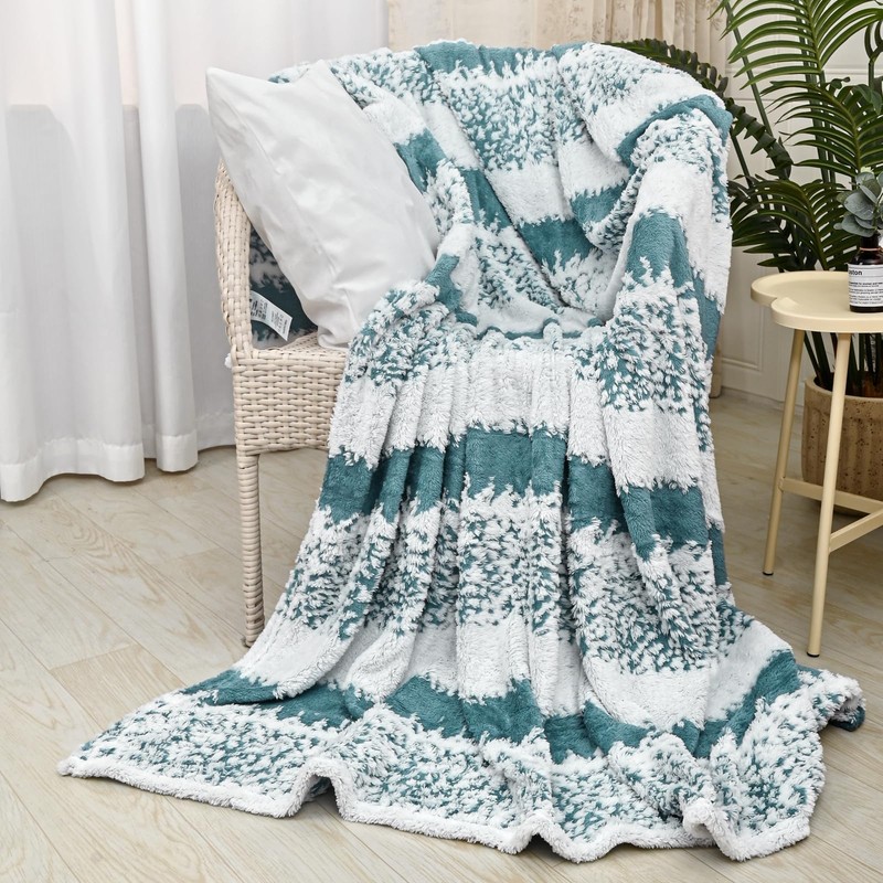 Newseego Blanket, Soft, Fluffy, Fashionable Blanket, Jacquard Cotton Fleece, Lightweight,