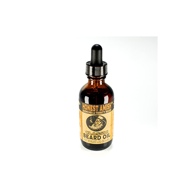 Honest Amish Aceite Clásico para Barba, 2 oz