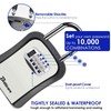 BRILLIRARE 2 Pack Key Lock Box, Waterproof 4 Digits Combination