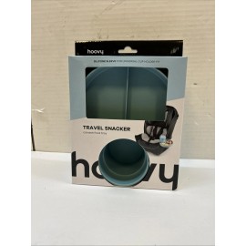 Hoovy Travel Snacker, Toddler Car Seat Snack Tray, Mess Free, Aquamarine, unisex