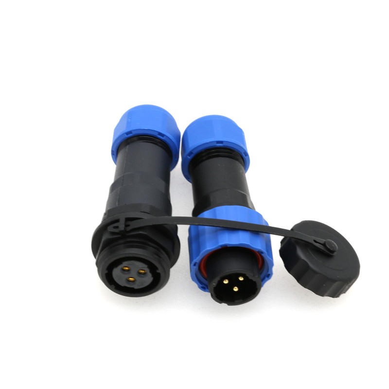 ZBLZGP SD16 3-Pin Recessed Plug, LED Lighting Cable with Waterproof