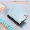 Spiral Binding Machine-Mini 6 Hole Puncher, DIY Creative Book Binder