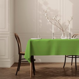 Quality Tablecloth Textile Square 150 x 250 cm Choice of Colours (Green)