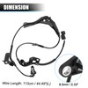 X AUTOHAUX 1 Pcs Front Right ABS Wheel Speed Sensor