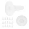 AYNEFY Silicone Nipple Feeder Accessory, 15Pcs No Collapse Pet Cat