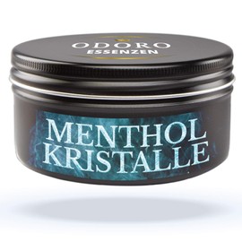 Odoro Essenzen Menthol Crystals 100% Pure Menthol. 50 g Sauna Crystals for Sauna Infusion, Lockable Design Aluminium Can. Large Premium Ice Crystals with Cooling Effect for Sauna Infusion
