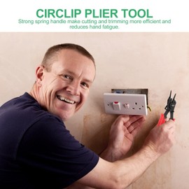 DOITOOL Interchangeable Circlip Pliers Crimping Tool for Jewellery Making Tools Ring Remover Plier Ring Pliers