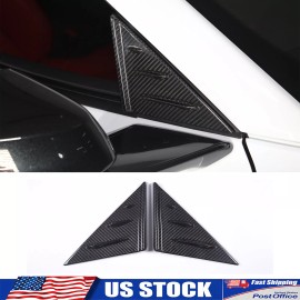 Ynei Real Carbon fiber Spoilers Buffeting Wind Deflector Fits 2020-2024 Corvette C8