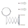Welllink 8Inch XL Wall Mounted Bathroom Mirror, 1X/7X Magnification, High-Definition