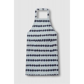 JAJU [JAJU] Drawing Dot Cotton Apron_90_Blue