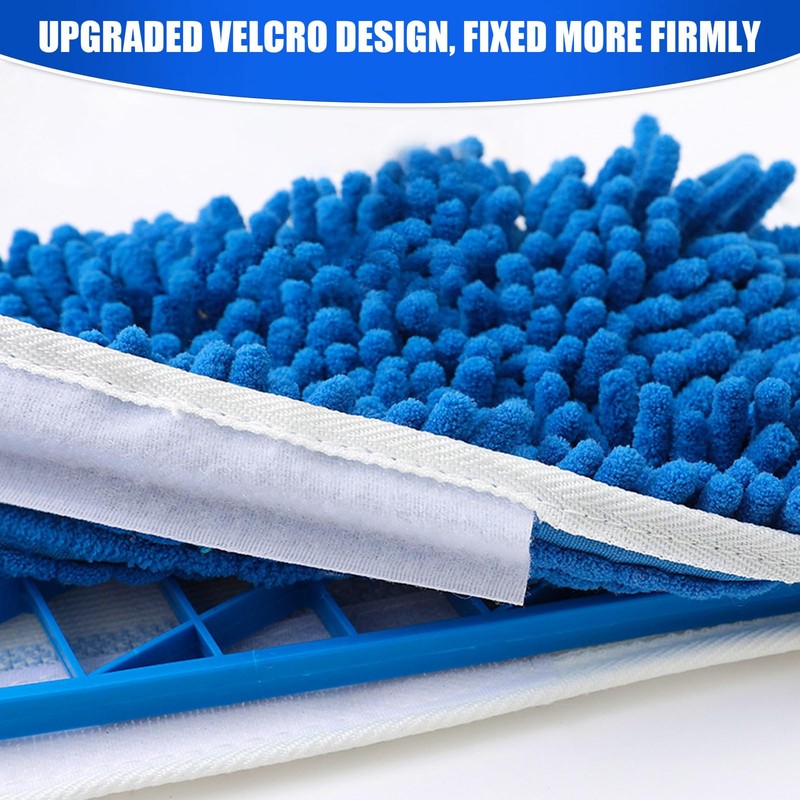 Dovcleing 2 Pack Microfiber Mop Refills Compatible with O-Cedar Dual-Action