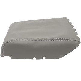 cciyu Gray Center Console Cover Leather/Leather Armrest Covers/Center Console Lid Armrest Cover Skin Replacement fit for 2007-2012 FOR Toyota Tundra 1x Center Console Cover Leather