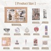 LIHAO 200PCS Vintage Scrapbook Paper Journaling Supplies Scrapbooking Material Paper
