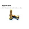 M4 Brass Sets Bolts of Form A Washers and Dome