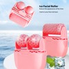 Ice Face Roller Cold Compress Double Heads Reduce Puffiness Fade