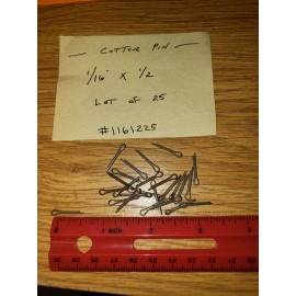 JENNINGS PACE MILLS WATLING LOT of (25) REPLACMENT COTTER PINS FOR ANTIQUE SLOT MACHINE #1161225
