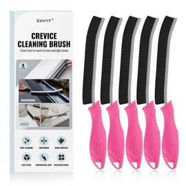 SXhyf Cleaning Brush - Hard Bristle Crevice Cleaning Brush, Multifunctional Gap Scrub Brush, Home Essentials, Bathroom Cleaner Tools for Household Use, Kitchen, Window, Faucets, Toilet, Grout, Car