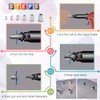Glarks 180Pcs 304 Stainless Steel Flat Head Threaded Rivetnut Insert
