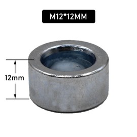 Motorcycle Spacer Axle Washer, M12 Front Or Rear Wheel Spacer Replacement for Dirt Pit Bike Motocross Motorcycle (M12*12mm)