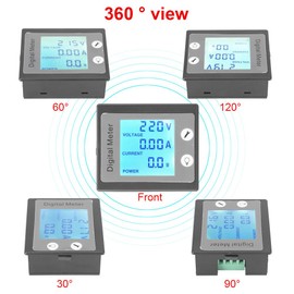 PEACEFAIR PZEM-011 STN Display Screen Current Voltage Watt Energy Panel Voltmeter + CT AC 80-260V 100A 22kW 50-60Hz